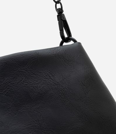 Billetera Transversal Grande en PU con Bretel Fino de Cadena 4