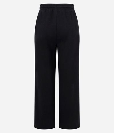 Pantalón Amplio Básico en Algodón con Lazo en la Cintura 6