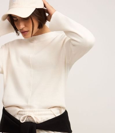 Blusa en Algodón con Friso delantero y Cuello Mediana 3