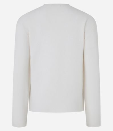 Blusa en Algodón con Friso delantero y Cuello Mediana 7