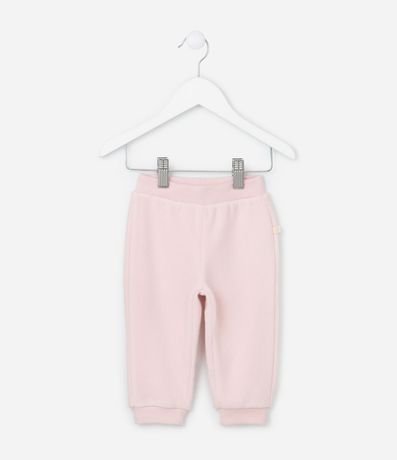 Pantalón Infantil en Fleece Básica - Talle 0 a 18 meses 1