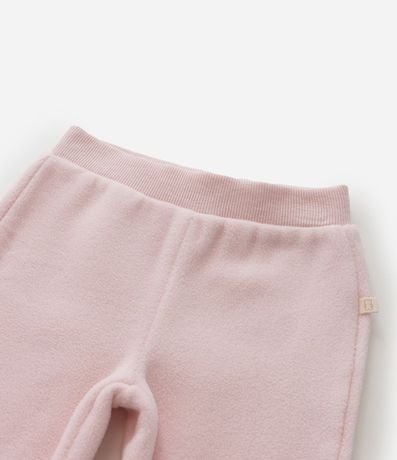 Pantalón Infantil en Fleece Básica - Talle 0 a 18 meses 5