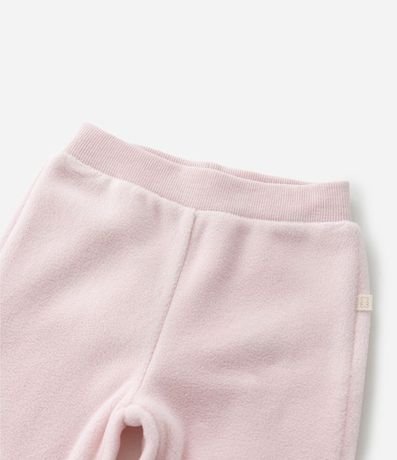 Pantalón Infantil en Fleece Básica - Talle 0 a 18 meses 6