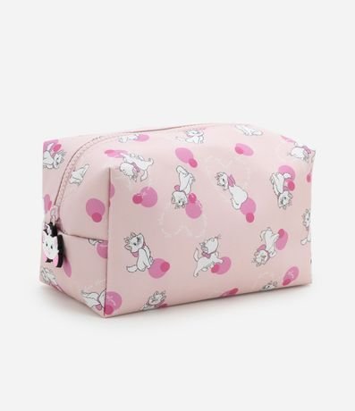 Neceser Rectangular Mediana en PU Estampa Marie