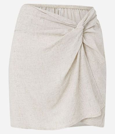 Salida de Playa Pollera en Lino y Viscosa con Nudo Traspasado 5