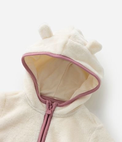 Conjunto Infantil en Fleece con Bordado Conejitos - Talle 0 a 18 meses 5