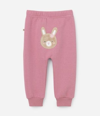 Conjunto Infantil en Fleece con Bordado Conejitos - Talle 0 a 18 meses 7