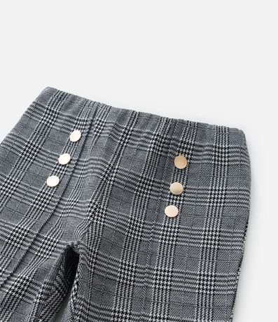 Pantalón Legging Infantil con Estampa de Cuadros - Talle 5 a 14 años 5