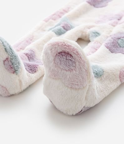 Mono Infantil en Fleece con Estampa Floral - Talle 0 a 18 meses 5
