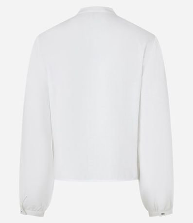 Camisa Bata de Viscosa con Detalles de Canalé 7