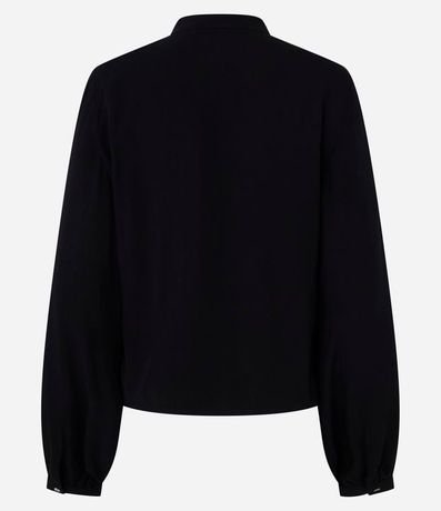 Camisa Bata de Viscosa con Detalles de Canalé 6