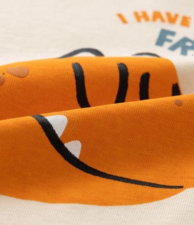 Remera Infantil con Estampa Interactiva de Dino - Talle 1 a 6 años 4