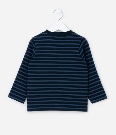 Remera Infantil con Estampa Rayada - Talle 1 a 5 años 2