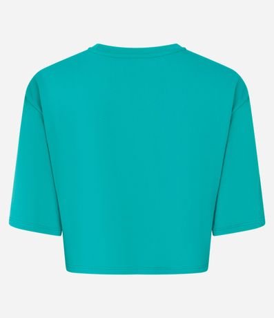 Remera Deportiva Cropped en Poliamida con Mangas Amplias 6