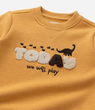 Conjunto Infantil con Bordado en Chenille de Dinos - Talle 1 a 6 años 13