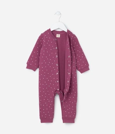 Mono Infantil con Estampa Corazones - Tam  0 a 18 meses 2
