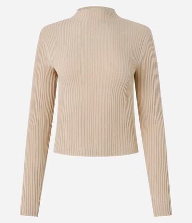 Blusa en Punto con Cuello Alto 4