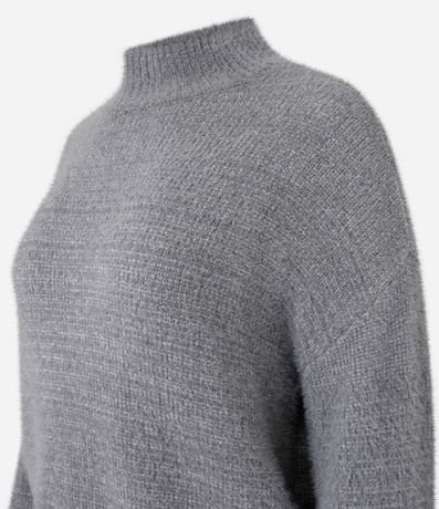 Suéter Slim Corto en Punto con Ajuste Pesado 2