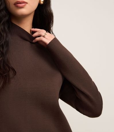 Blusa de Punto con Cuello Alto 3