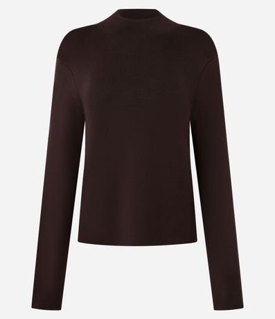 Blusa de Punto con Cuello Alto 5