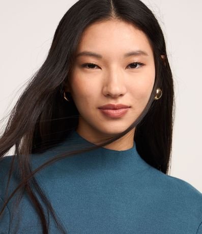 Blusa de Punto con Cuello Alto 4