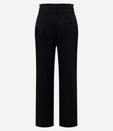 Pantalón Wide Leg Sastrería con Cinturón en PU 8