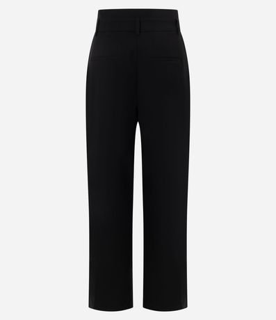 Pantalón Wide Leg Sastrería con Cinturón en PU 8