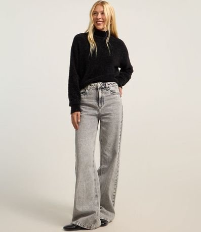 Suéter Slim Corto en Punto con Ajuste Pesado 2