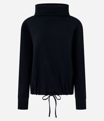 Blusa en Malla Brush con Cuello Alto Degagê 5