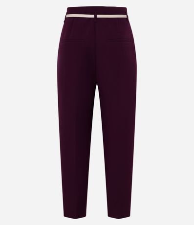 Pantalón Zanahoria Sastrería con Cinturón Hebilla 8