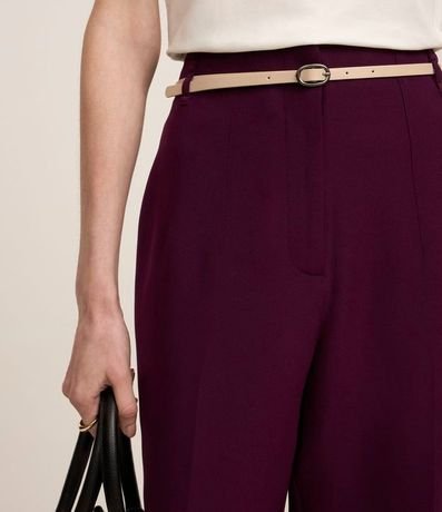 Pantalón Zanahoria Sastrería con Cinturón Hebilla 4