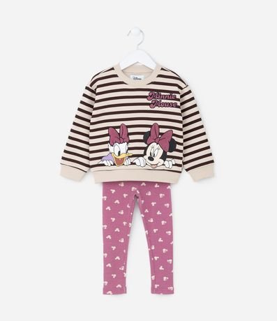 Conjunto Infantil con Estampa Minnie y Margarita - Talle 1 a 6 años