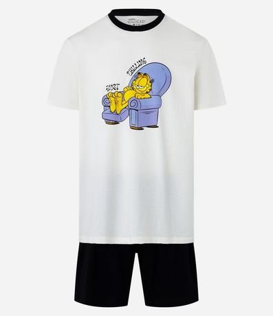 Pijama corto en Algodón con Estampa Garfield 4