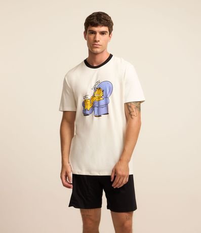Pijama corto en Algodón con Estampa Garfield 2