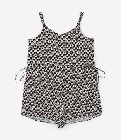 Enterito en Viscosa Estampada de Cocoteros Curve & Plus Size 8