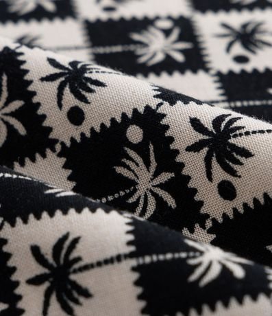 Enterito en Viscosa Estampada de Cocoteros Curve & Plus Size 9