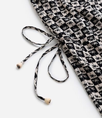 Enterito en Viscosa Estampada de Cocoteros Curve & Plus Size 10