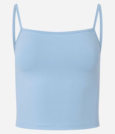 Top Cropped de Poliamida con Breteles Finos 4