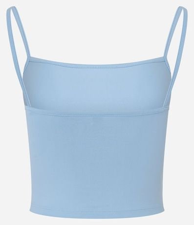 Top Cropped de Poliamida con Breteles Finos 5