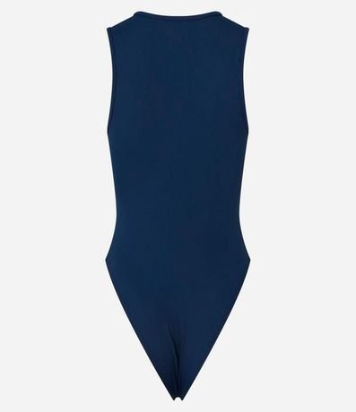 Body Básico en Rib con Cuello Halter 8