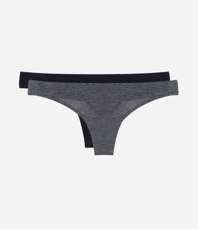 Kit 02 Bombachas Bikini Hilo en Microfibra