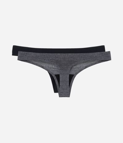 Kit 02 Bombachas Bikini Hilo en Microfibra 2