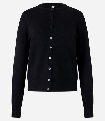 Cardigan en Punto con Abotonado Delantero 2