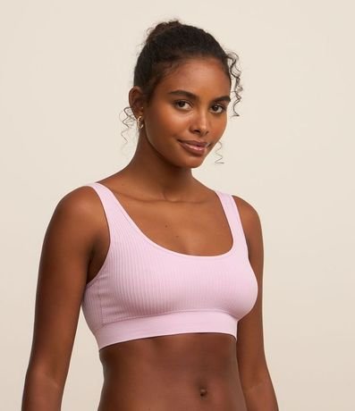 Soutien Top Seamless Texturizado Sin Copa Sin Aro