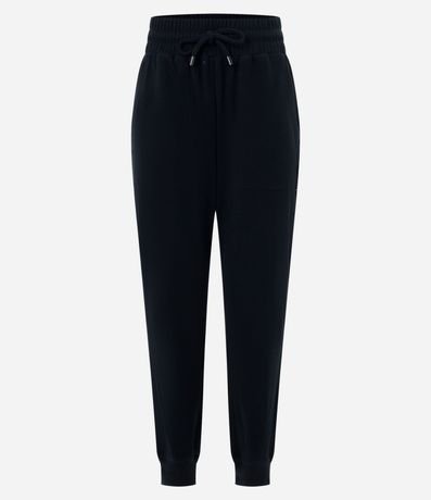 Pantalón Jogger Cintura Alta en Algodón con Lazo 5