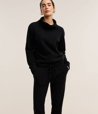 Pantalón Jogger Cintura Alta en Algodón con Lazo 2