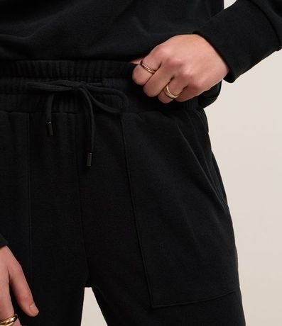 Pantalón Jogger Cintura Alta en Algodón con Lazo 4