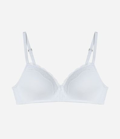 Soutien Copa Triangular en Microfibra con Detalles en Encaje 5