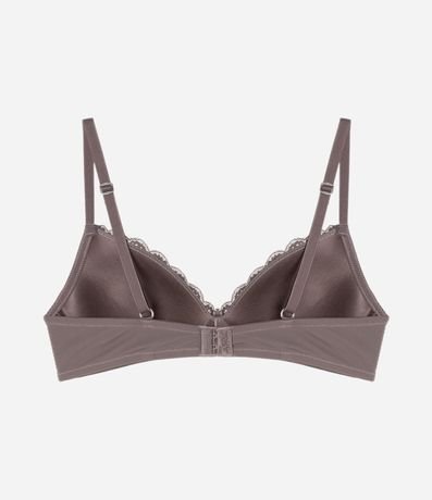 Soutien Copa Triangular en Microfibra con Detalles en Encaje 5