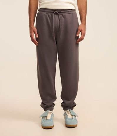 Pantalón Jogger en Algodón con Cintura Elástica y Cordón 2